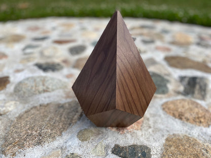 Walnut Tear Drop Urn