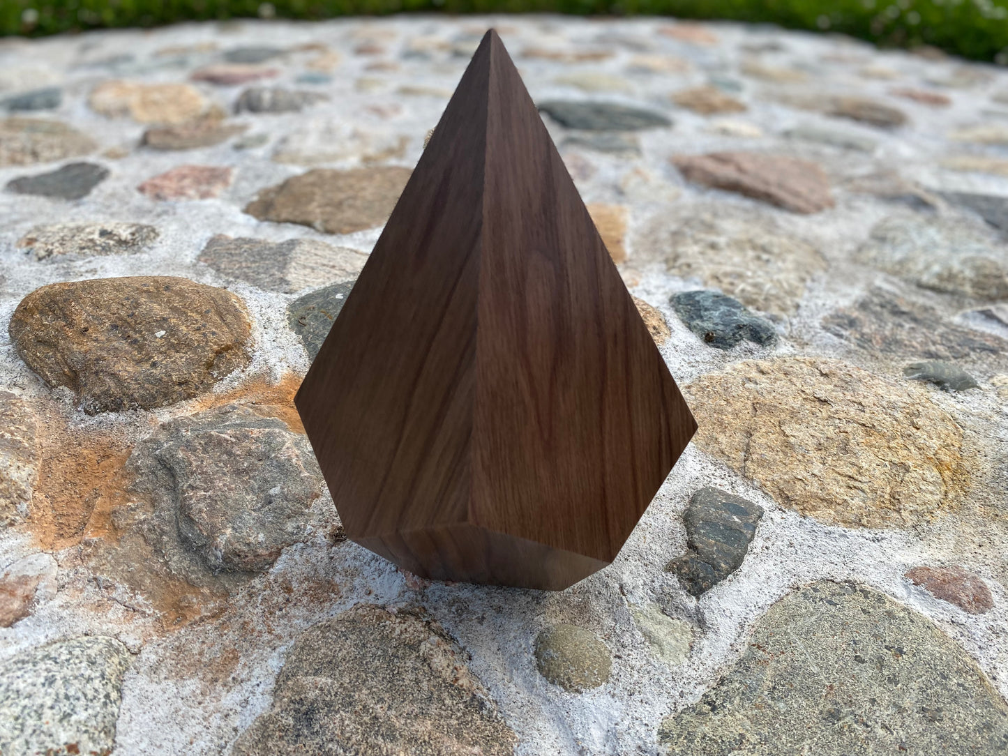 Walnut Tear Drop Urn