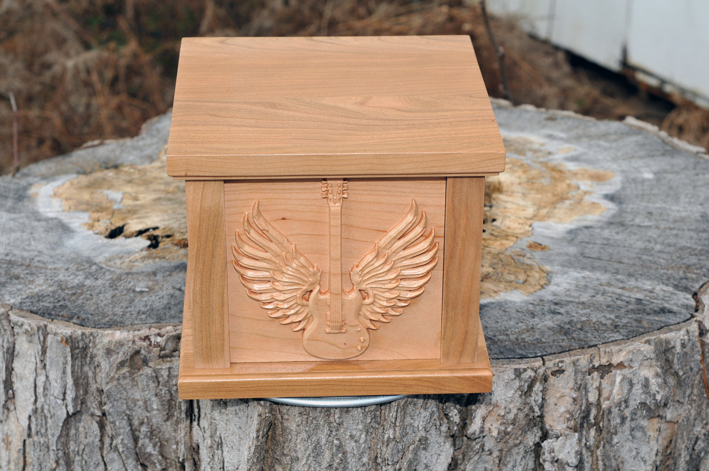 Guitar With Wings Cremation Urn