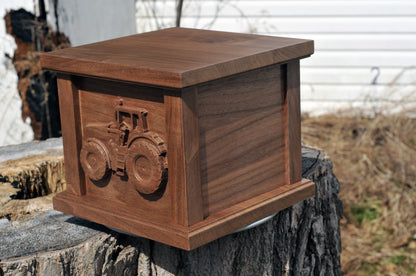 Custom Urn | Tractor, Farming & Agriculture | 3D Engraving