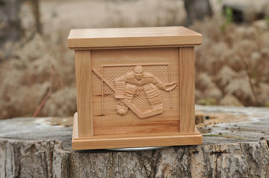 Hockey Goalie Urn