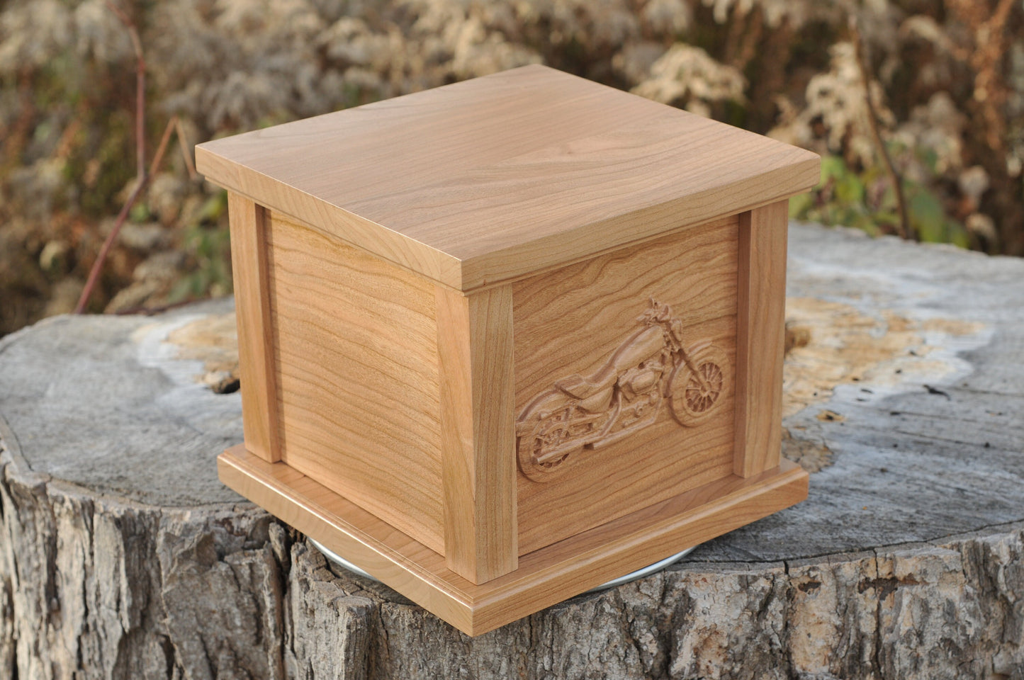 Custom Urn | Motorcycle | 3D Engraving