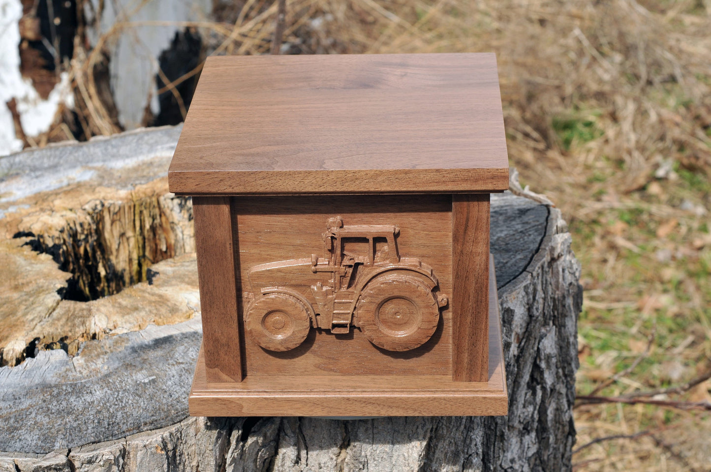 Custom Urn | Tractor, Farming & Agriculture | 3D Engraving