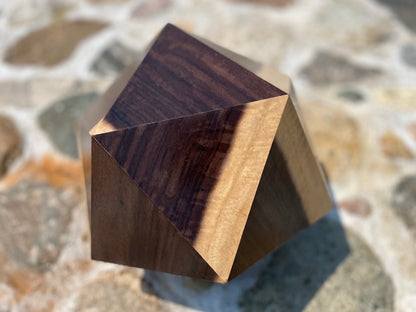 Custom Urn | 20-Sided Exotic Katalox Mexican Ebony Urn