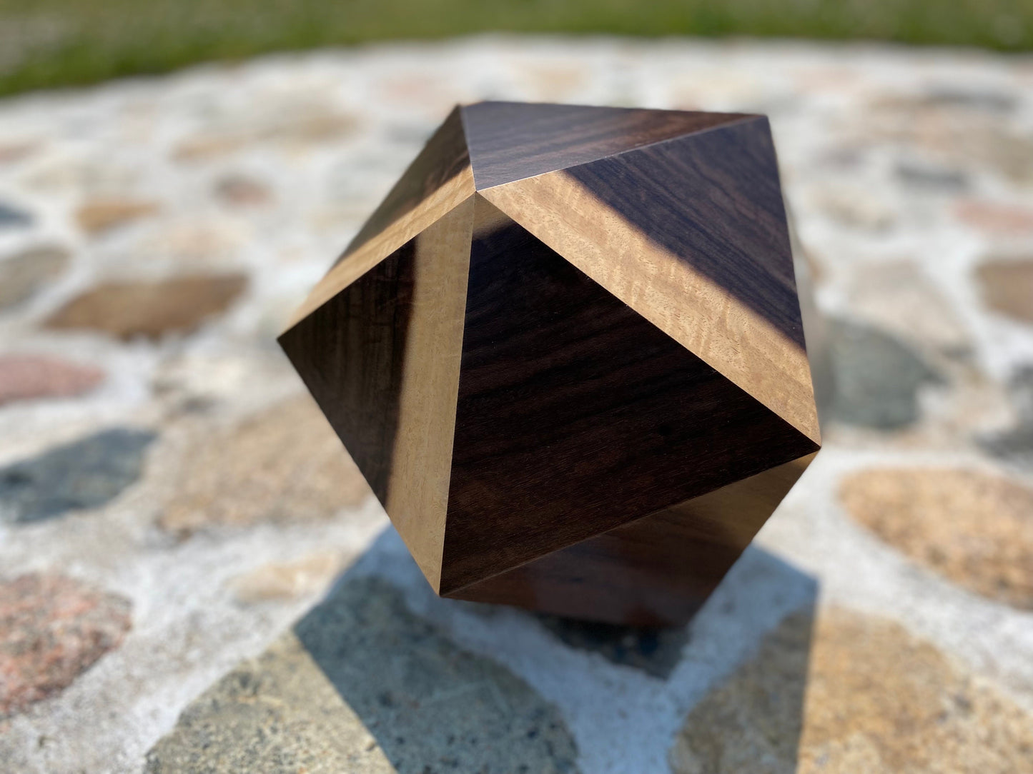 Custom Urn | 20-Sided Exotic Katalox Mexican Ebony Urn