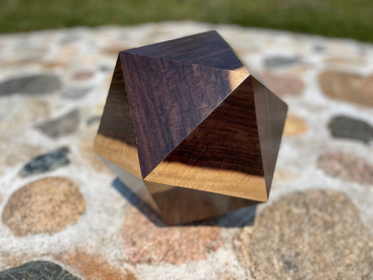 Custom Urn | 20-Sided Exotic Katalox Mexican Ebony Urn