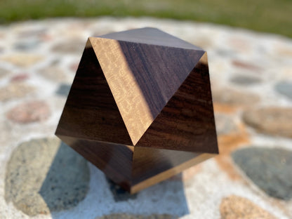 Custom Urn | 20-Sided Exotic Katalox Mexican Ebony Urn