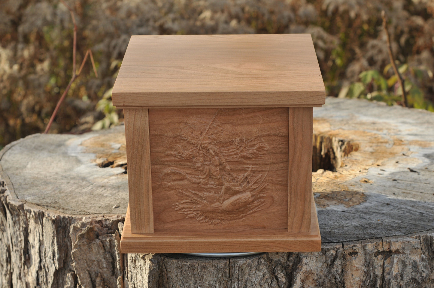 Custom Urn | Fishing, Fisherman | 3D Engraving