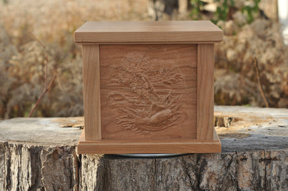 Custom Urn | Fishing, Fisherman | 3D Engraving