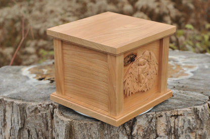 Custom Urn | Angel and Child | 3D Engraving