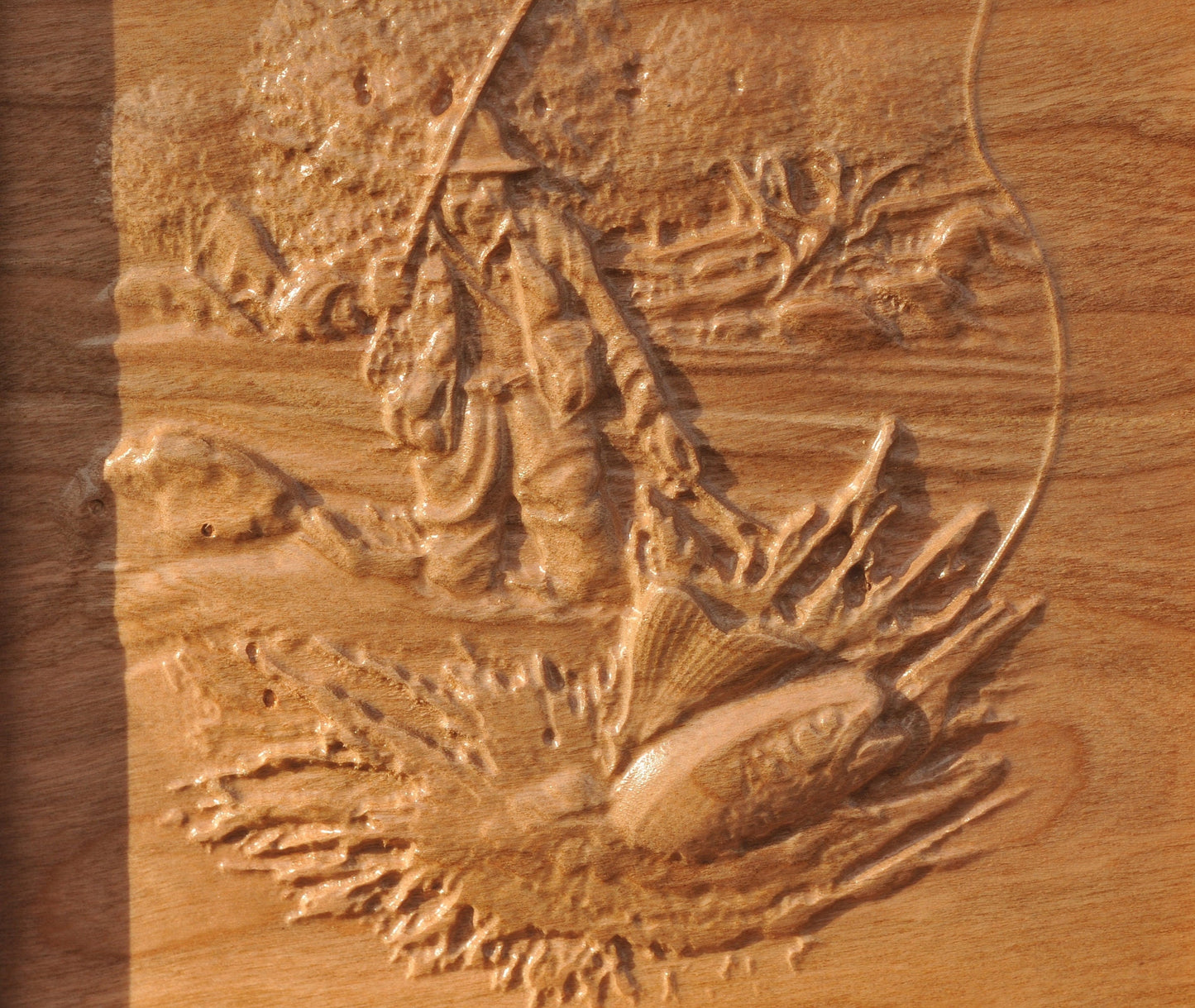 Custom Urn | Fishing, Fisherman | 3D Engraving