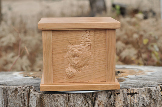 Custom Urn | Grizzly Bear | 3D Engraving