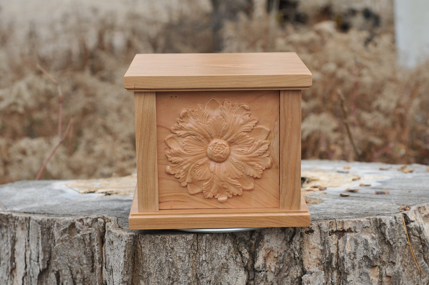 Flower Cremation Urn