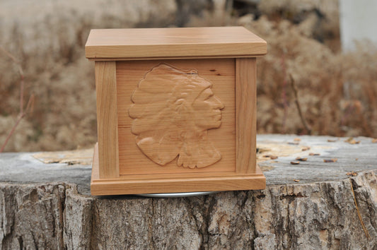 Native American Cremation Urn