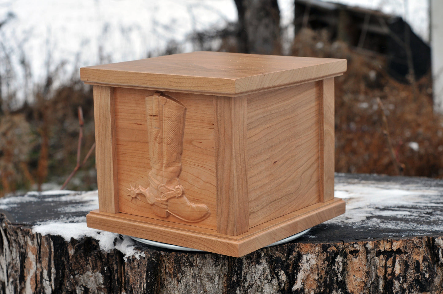 Cowboy Boot Cremation Urn