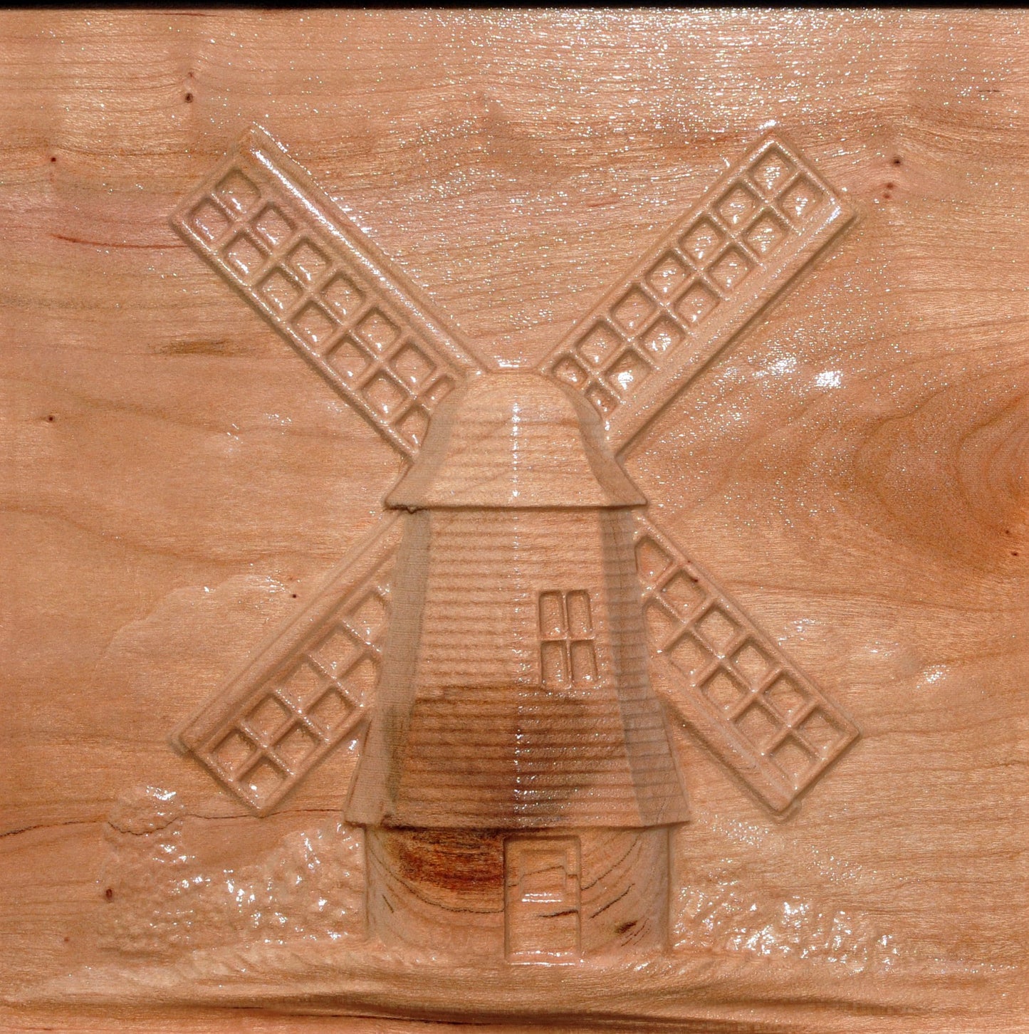 Custom Urn | Windmill | 3D Engraving