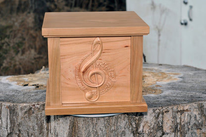 Custom Urn | Music Note | 3D Engraving