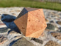 Custom Urn | 20-Sided Maple Burl Geometric Urn